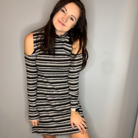 Striped Sweater Dress! - Picture 1 of 3